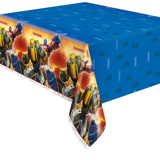 Transformers Themed Party Tablecloth - Easy Set-Up & Affordable for Memorable Birthdays!