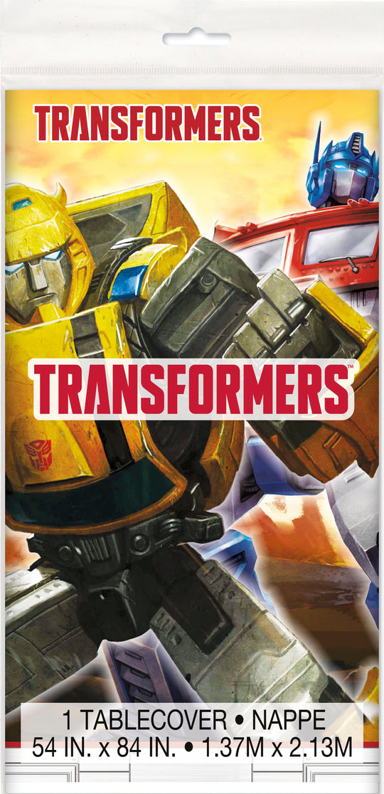 Transformers Themed Party Tablecloth - Easy Set-Up & Affordable for Memorable Birthdays!