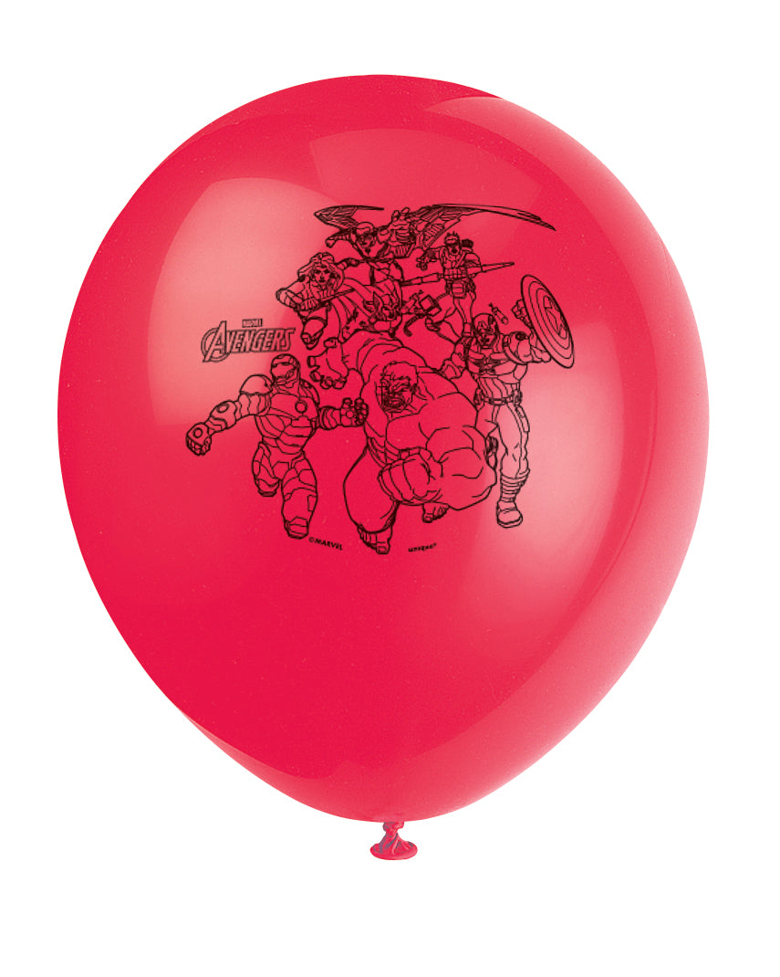 Ballons de fête Avengers ultimes - Que la fête commence! (Lot de 8)