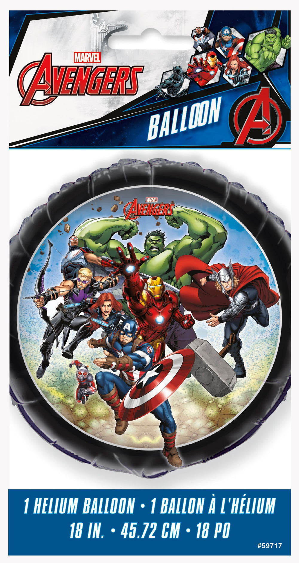 Avengers-Themed Foil Balloon for Unforgettable Birthday Party - Will Float For Hours