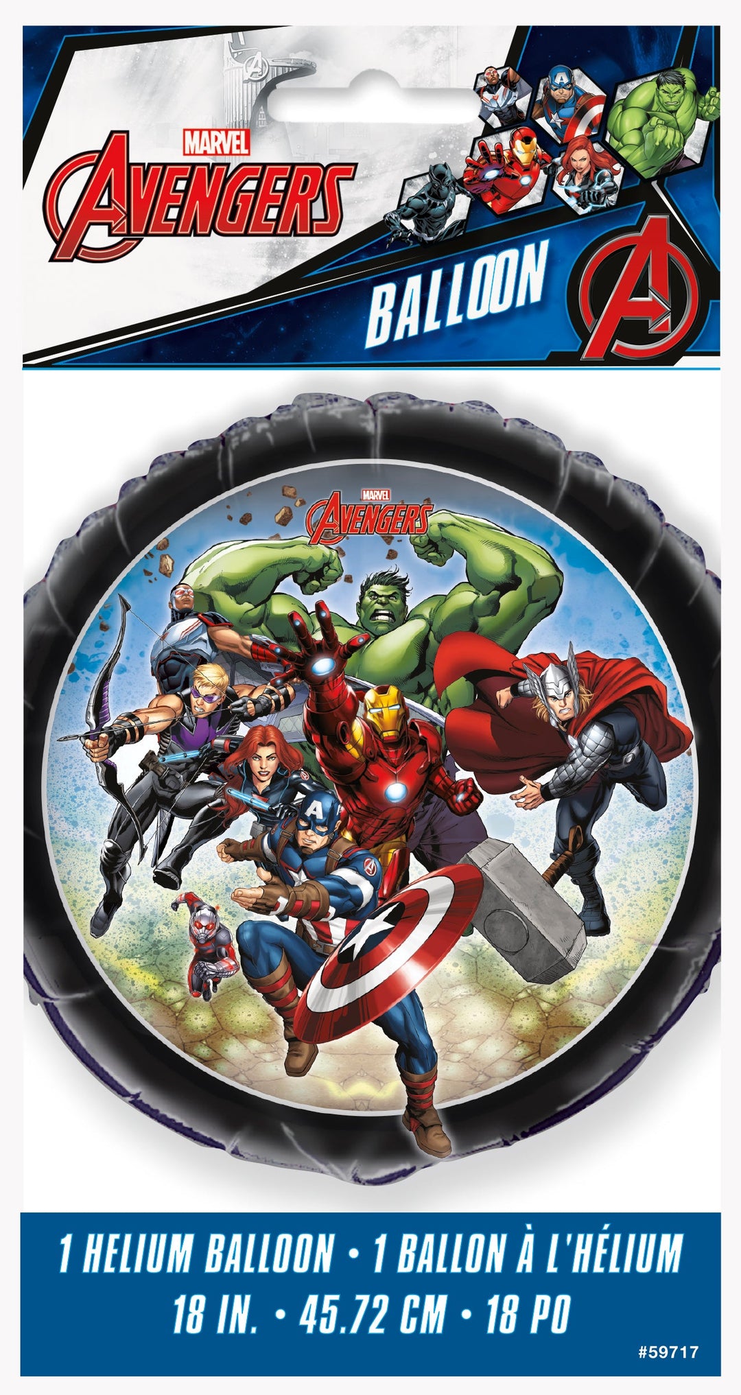 Avengers-Themed Foil Balloon for Unforgettable Birthday Party - Will Float For Hours