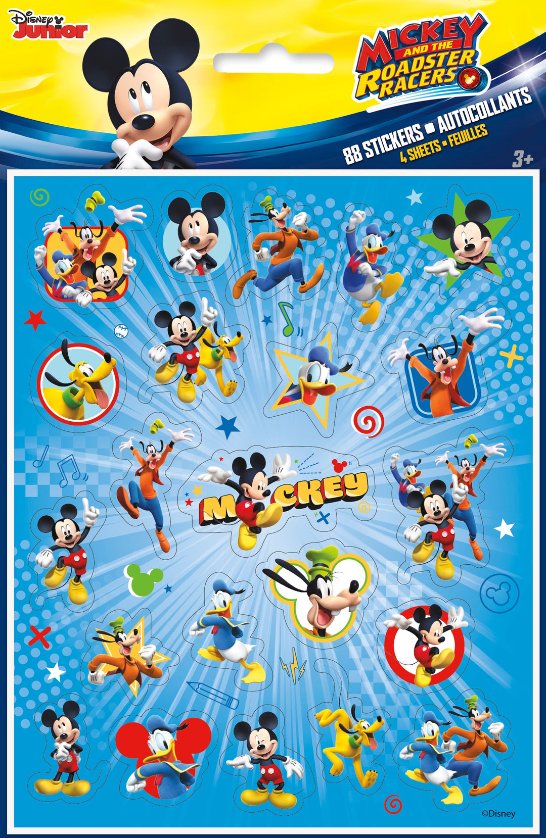 Mickey Mouse Party Bundle - Tablescape and Sticker Set For 90 Guests - Instant Party Fun!
