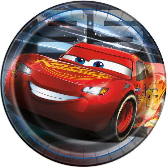 Cars Flash McQueen - All-in-One Party Bundle: Plates, Napkins, and Tablecloth - Ultimate Birthday Bash Set