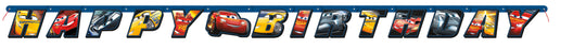 Race to the Party with the Cars Banner - Get Ready for High-Speed Fun!