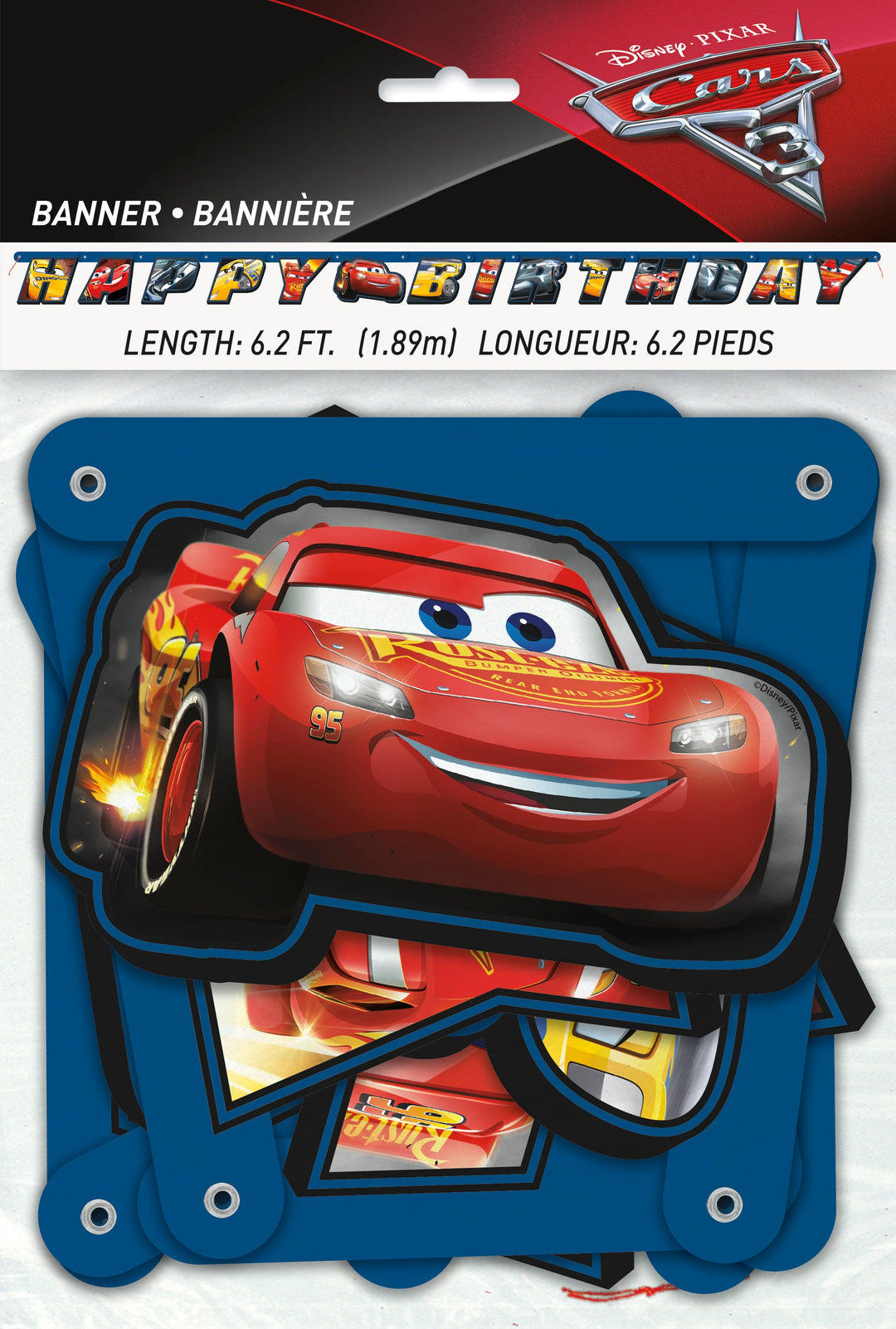 Race to the Party with the Cars Banner - Get Ready for High-Speed Fun!