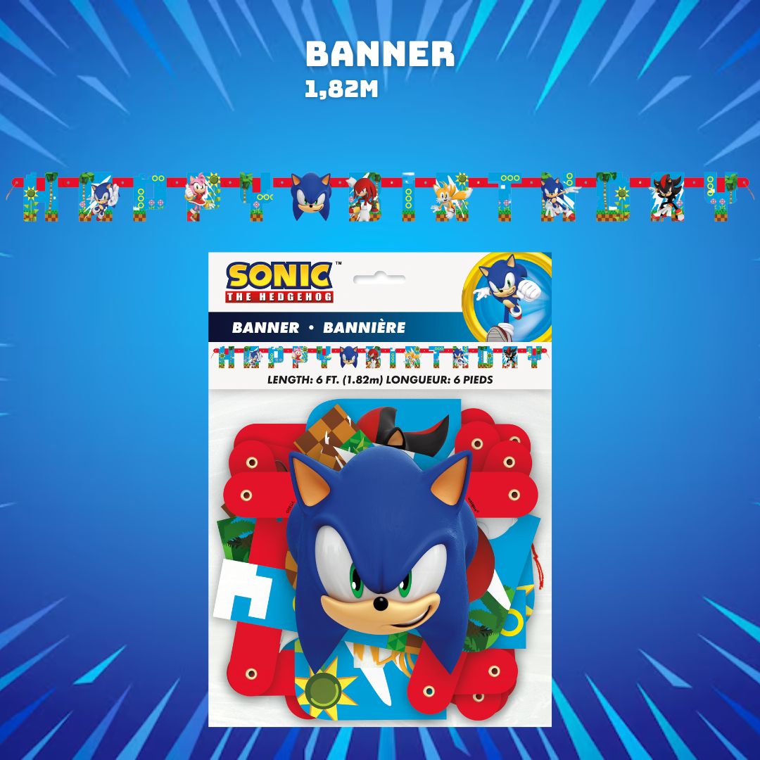 Sonic Party Supplies Bundle: Easy Planning for Unforgettable Fun!