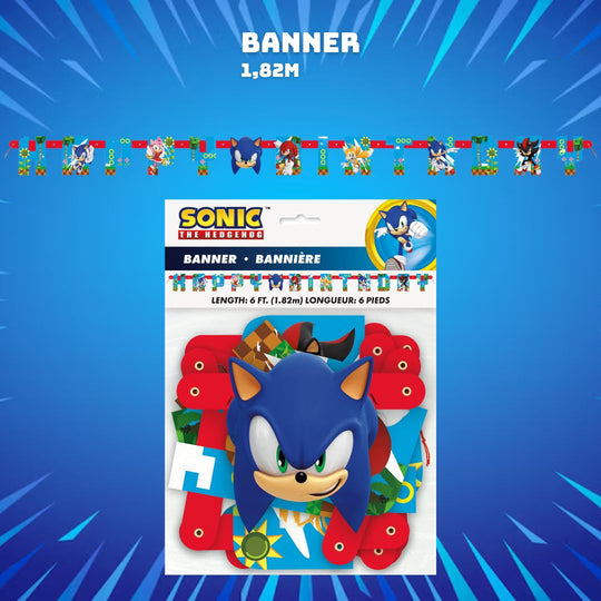 Sonic Party Supplies Bundle: Easy Planning for Unforgettable Fun!