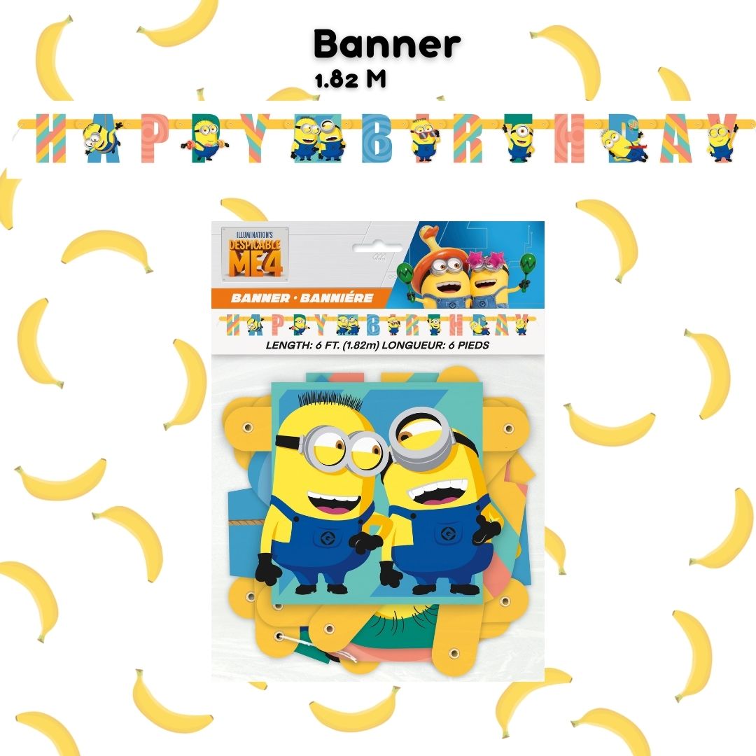 Despicable Me Party Supplies Bundle - Ultimate Fun for Birthdays!