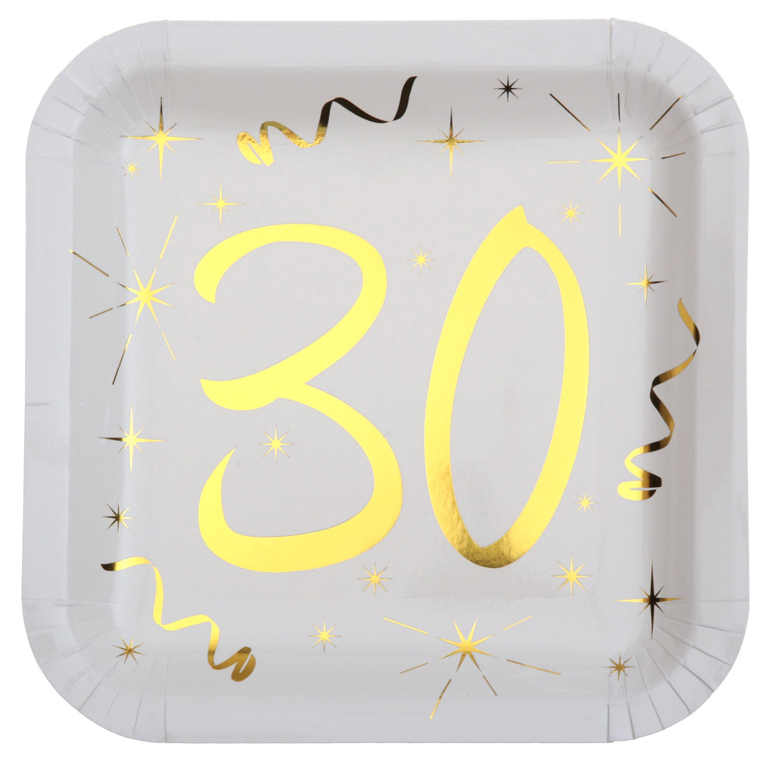 30th Birthday Gold Party Bundle – All-in-One Celebration Solution!