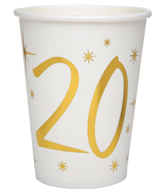 20th Birthday Gold Party Bundle - Effortless Celebration Solution!
