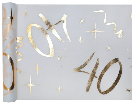 40th Birthday Gold Party Bundle: Effortless Celebration in a Box
