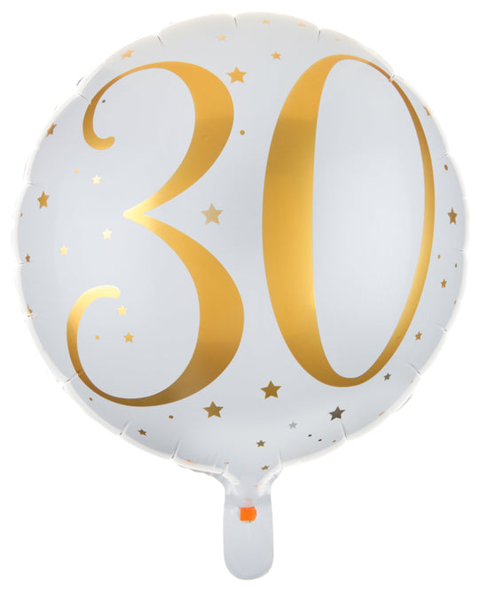 Superior 30th Birthday Gold Foil Balloon - Perfect Party Display with Extended Float Time!