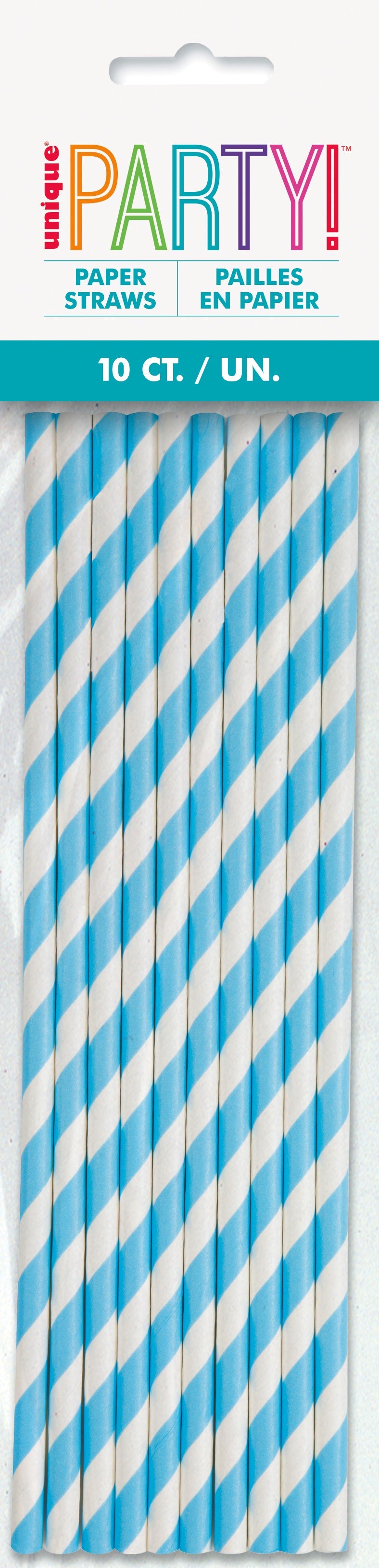 Powder Blue Paper Straws – Perfect Touch for Birthday Celebrations!