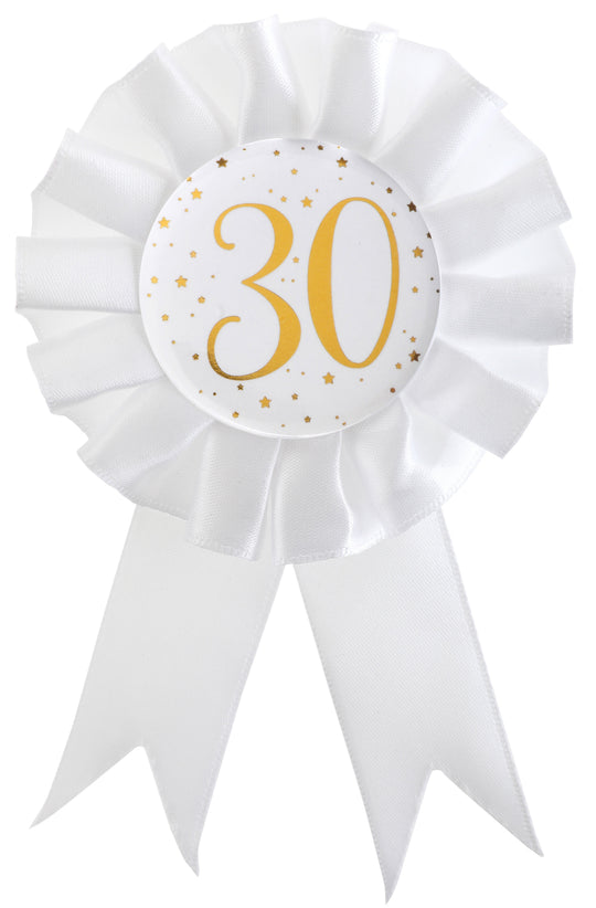 Elite 30th Birthday Roundel - Gold Party Supplies with Trend-Setting Presentation