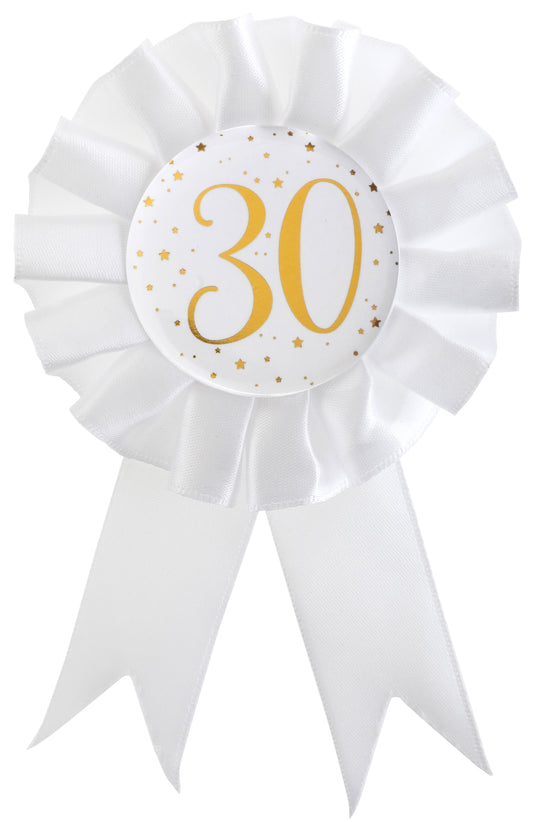 Elite 30th Birthday Roundel - Gold Party Supplies with Trend-Setting Presentation