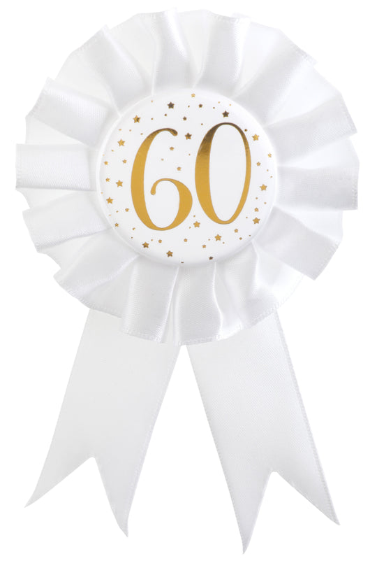 Elegant 60th Birthday Gold Roundel - Trendsetting Decor To Elevate Your Party