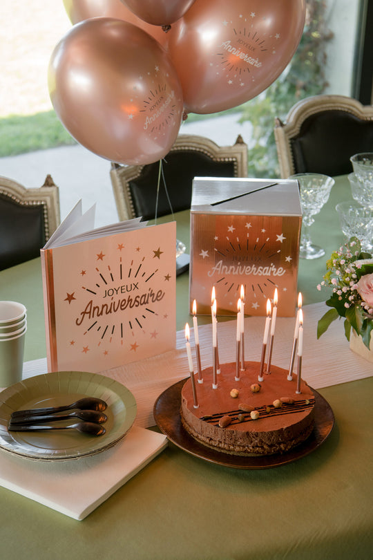 Elegant Birthday Party Guestbook - Stylish Keepsake for Memorable Celebrations