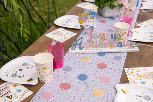 Anniversary Special: Elegant Kitty Theme Table Center - Chic Upscale Party Decor
