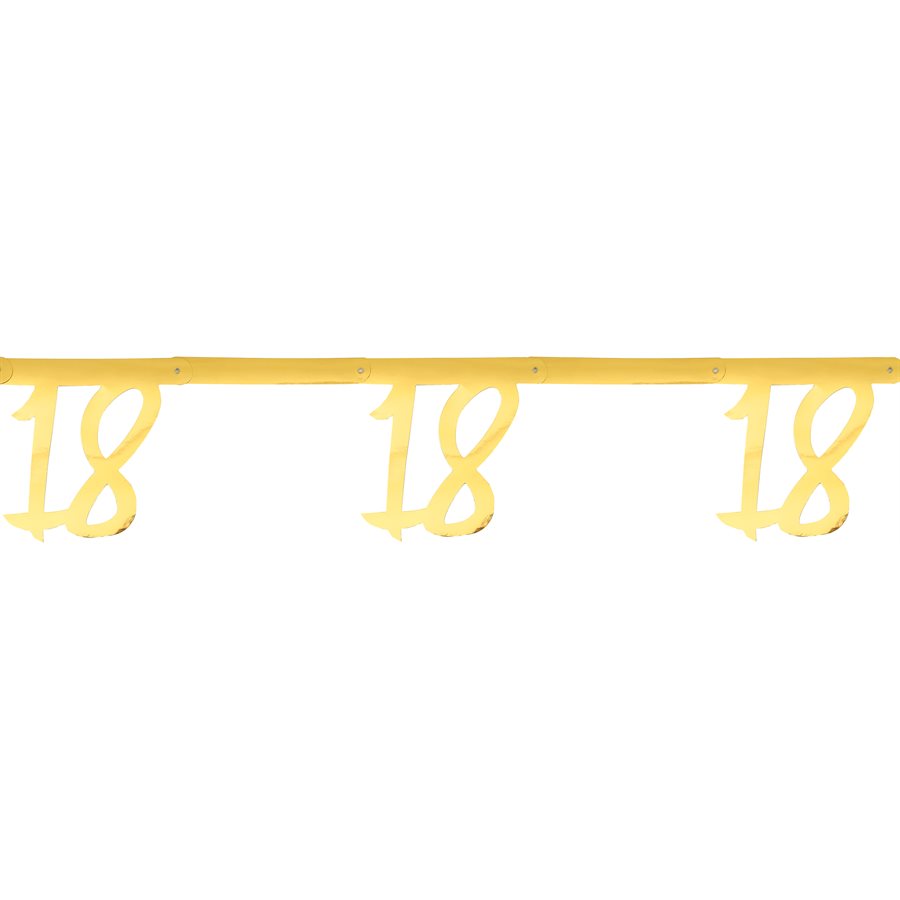 Shining Gold 18th Birthday Party Supplies Bundle - Effortless Fun!