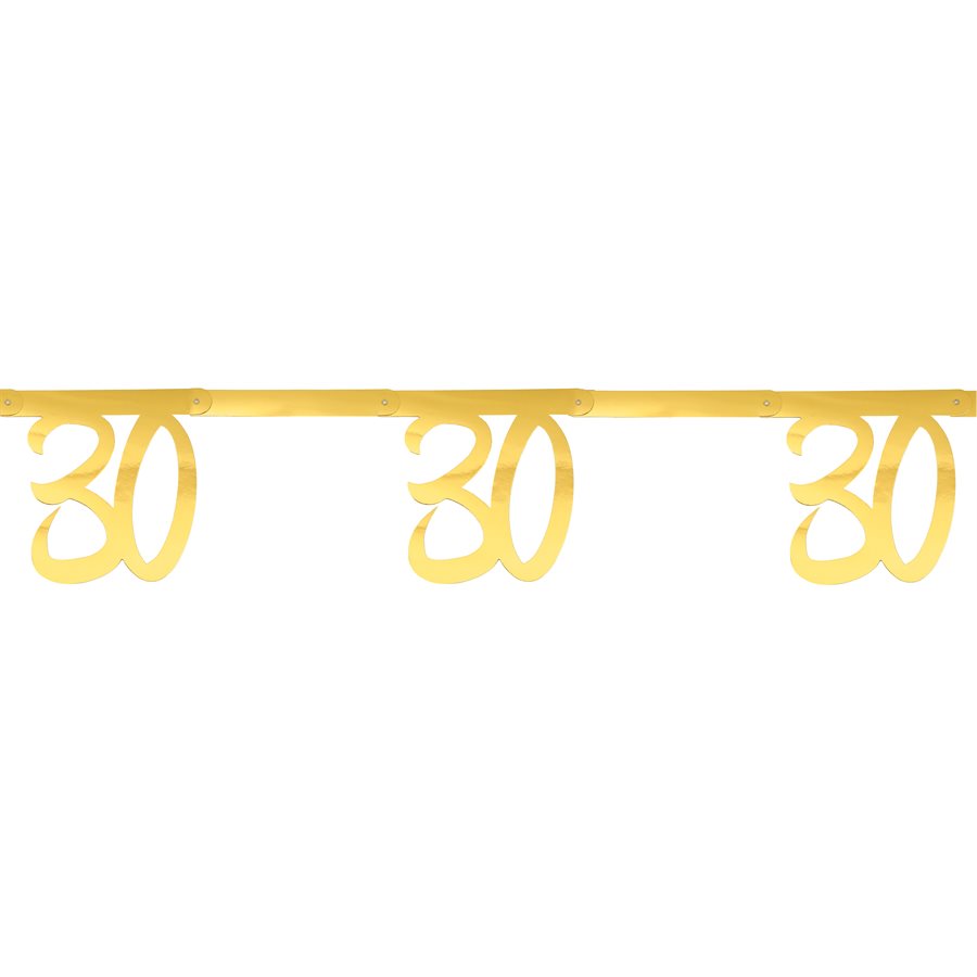 30th Birthday Gold Party Bundle - Effortless Celebration Awaits!