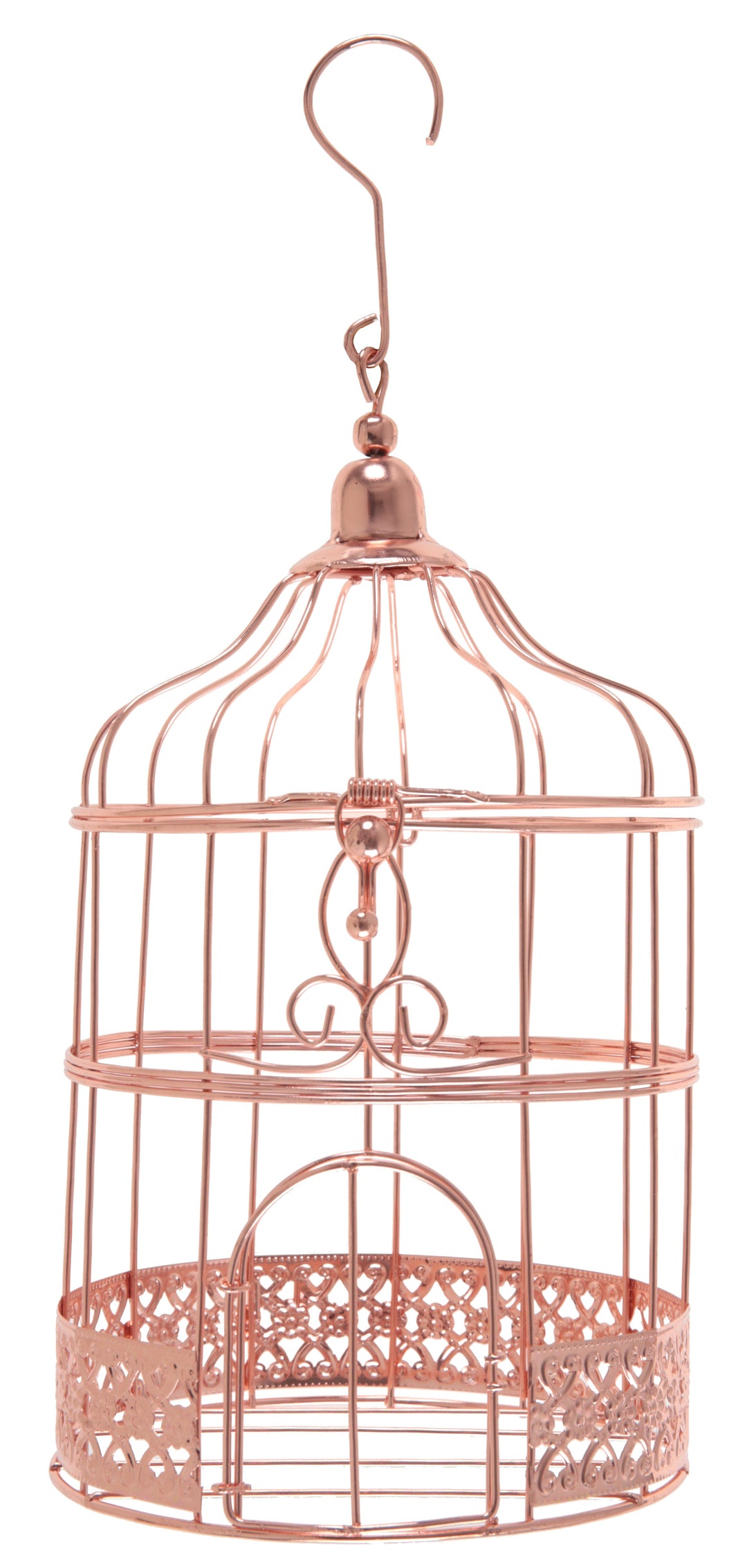 Santex Pink Metal Card Box for Weddings & Showers - Elegant Secure
