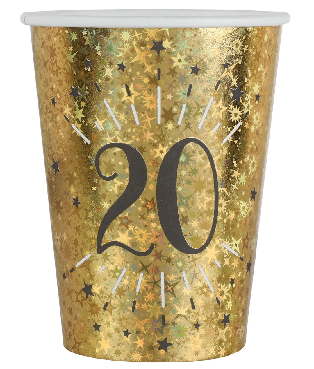 Shining Gold 20th Birthday Party Bundle - Effortless Celebration Awaits!