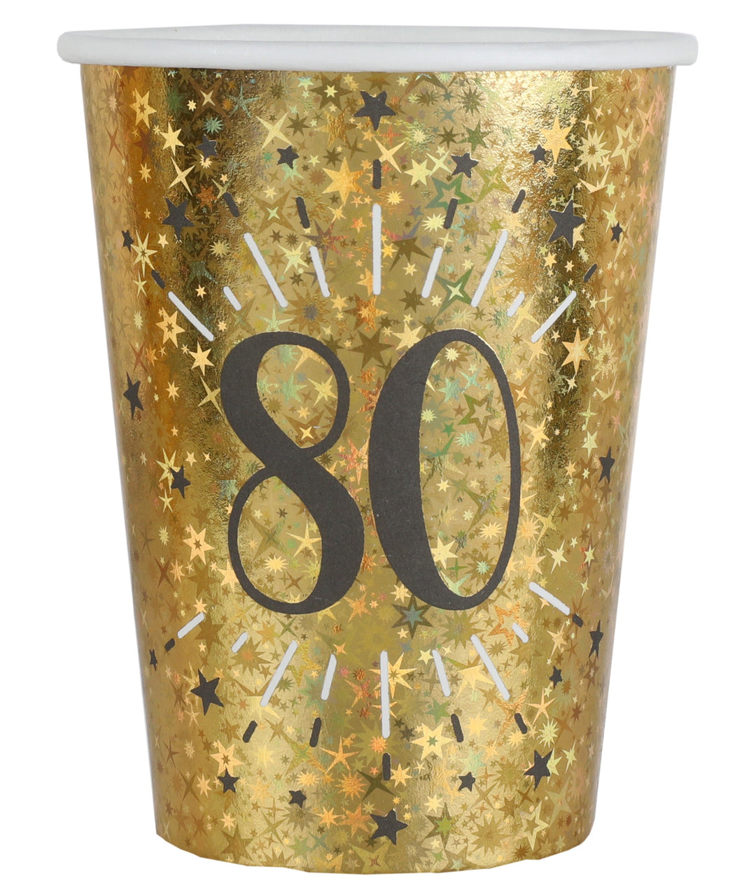 80th Birthday Party Bundle – Shining Gold Supplies, Effortless Fun!