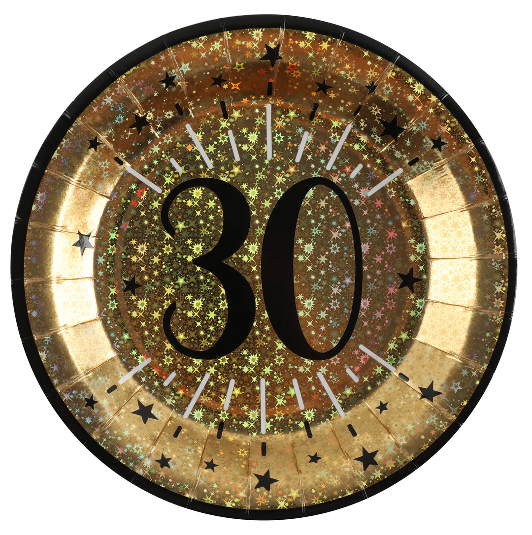30th Birthday Party Supplies Bundle - Shine in Style, Celebrate Big!