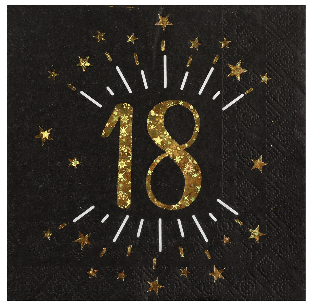 Shining Gold 18th Birthday Party Supplies Bundle - Effortless Fun!