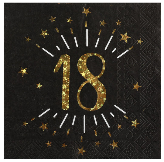 Shining Gold 18th Birthday Party Supplies Bundle - Effortless Fun!