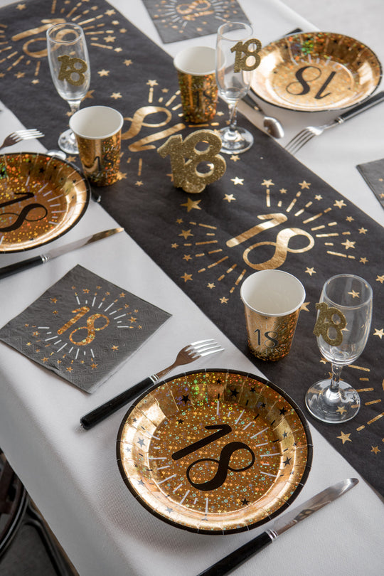 Elegant 40th Birthday Lunch Napkins - Quality Party Supplies - Set of 10