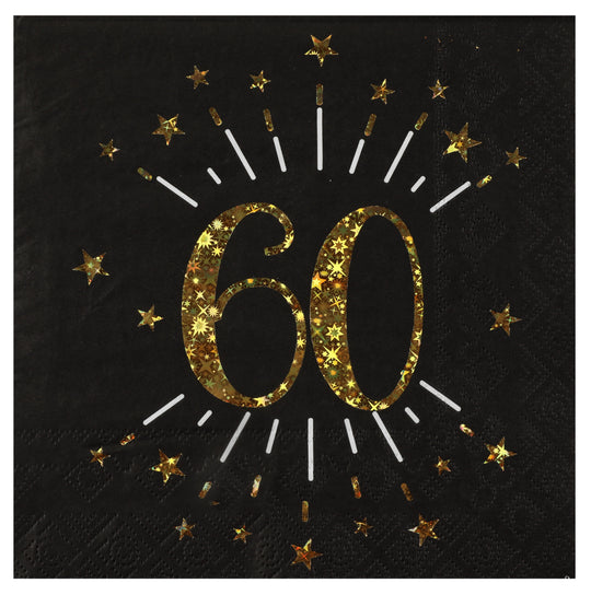 Shining Gold 60th Birthday Party Bundle - Effortless Celebration!