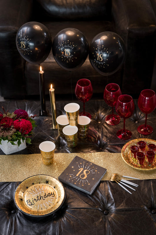 80th Birthday Party Bundle – Shining Gold Supplies, Effortless Fun!