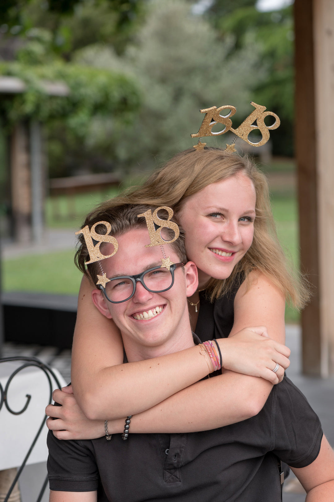 40th Birthday Gold Glitter Headband - Amplify your Elegance at Celebrations