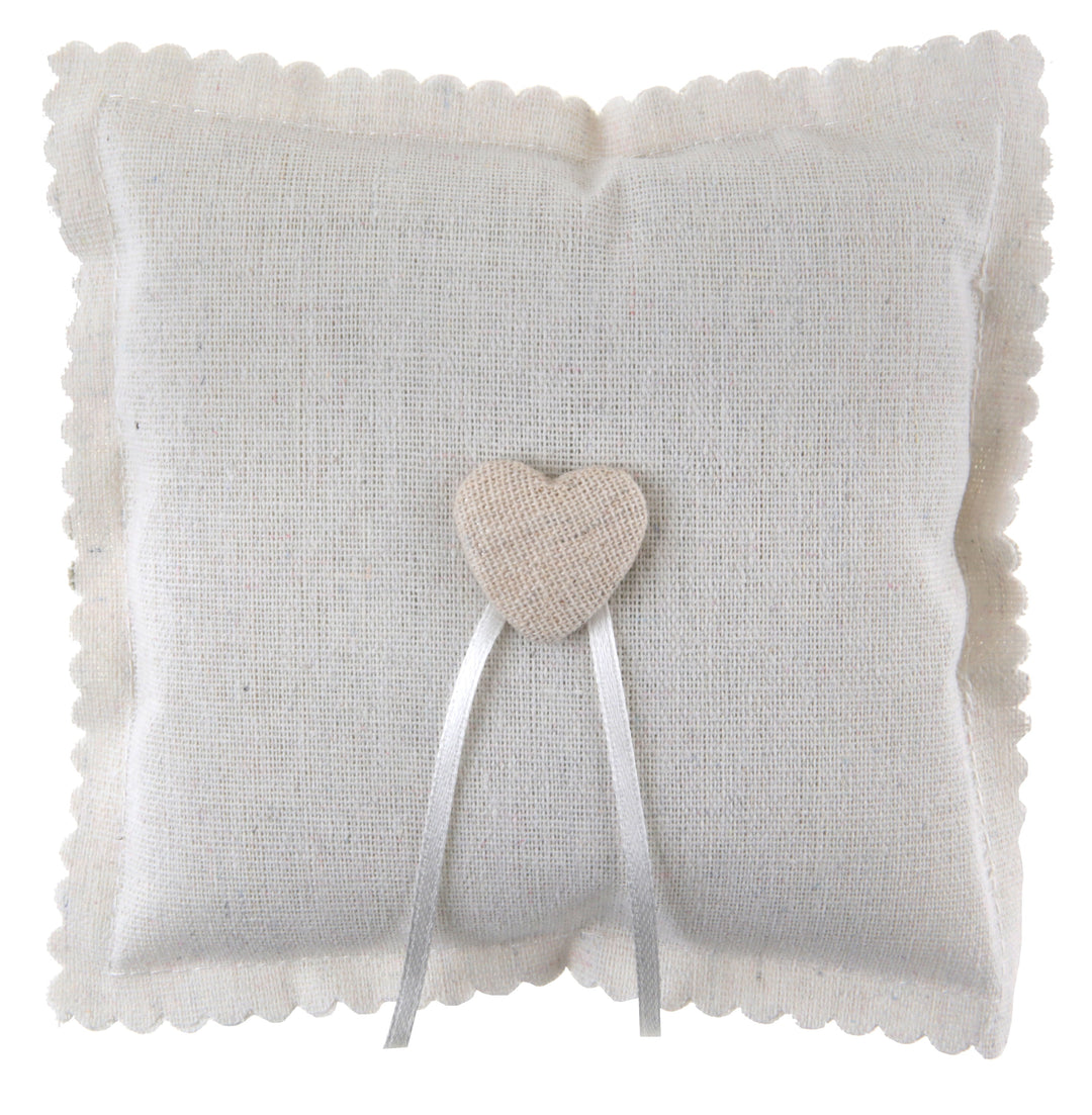Elegant White Heart Shaped Cushion - Party Essential with Stylish Aesthetics