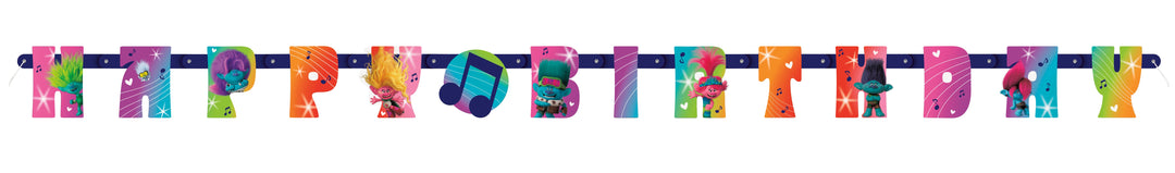 Easy Setup Trolls Theme Party Banner - Affordable, Coordinated Décor For Kids Birthdays