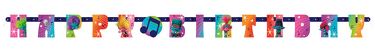 Easy Setup Trolls Theme Party Banner - Affordable, Coordinated Décor For Kids Birthdays