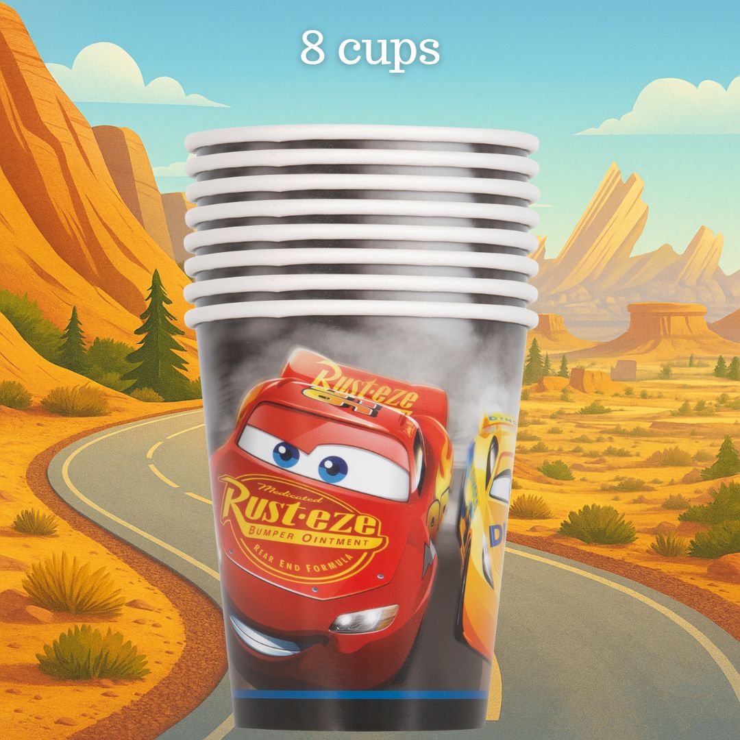 Cars Flash McQueen Ultimate Party Solution - All-in-One 81-piece Official Licensed Set