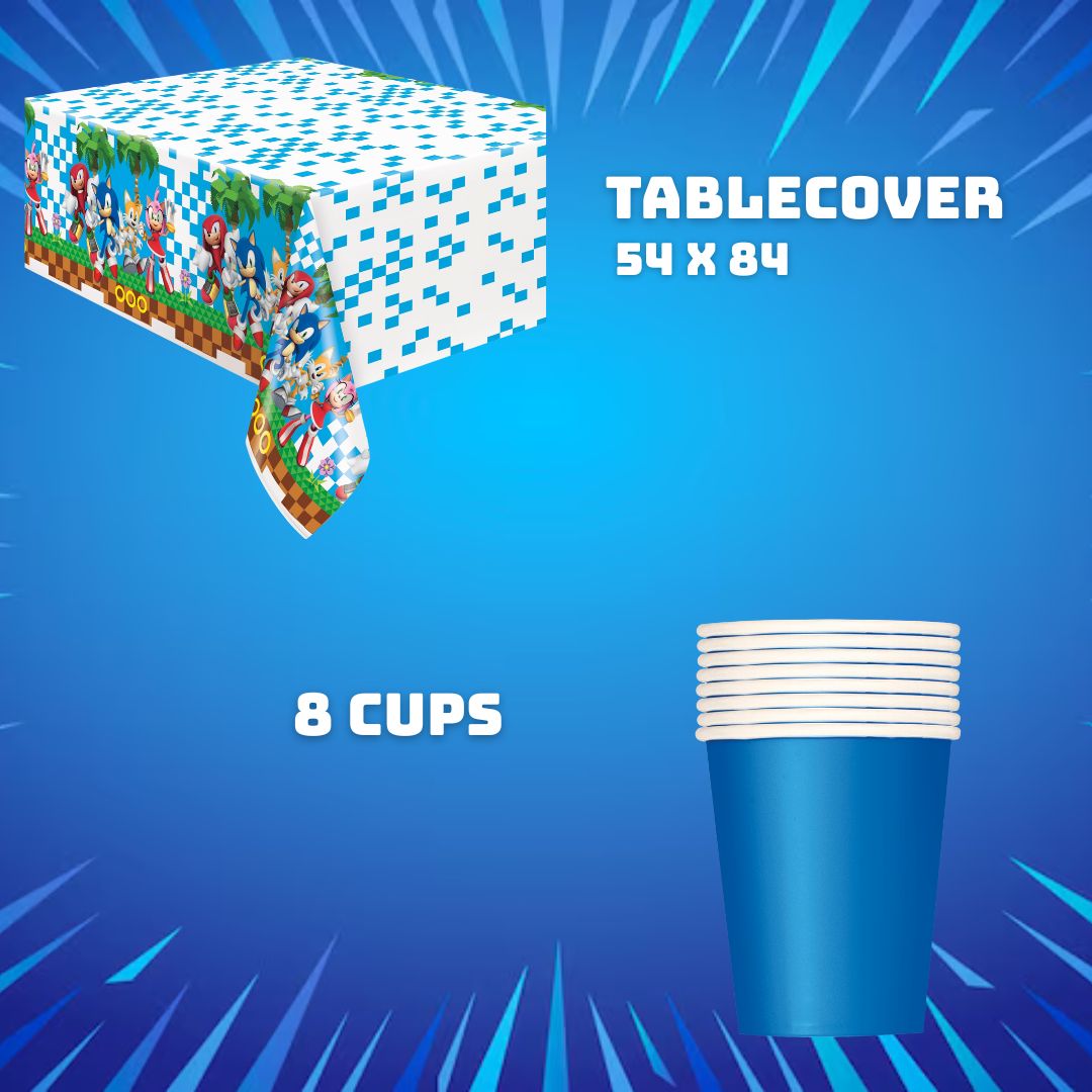 Sonic Party Supplies Bundle: Easy Planning for Unforgettable Fun!
