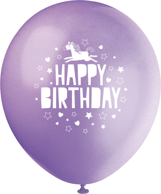 Unicorn 18" Round Foil Balloon - Perfect for Enchanting and Magical Parties!