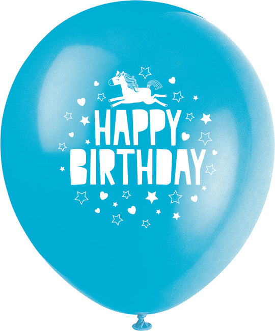 Unicorn 18" Round Foil Balloon - Perfect for Enchanting and Magical Parties!