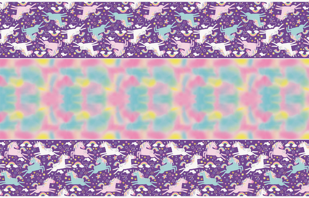 Unicorn Party Perfect Bundle: 94pcs Official Unicorn Tablecloth & Stickers Set - Instant Fun!
