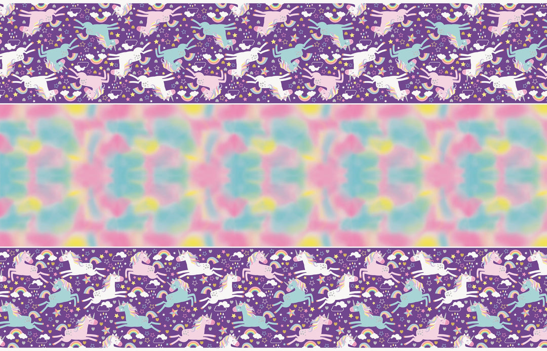 Unicorn Party Perfect Bundle: 94pcs Official Unicorn Tablecloth & Stickers Set - Instant Fun!