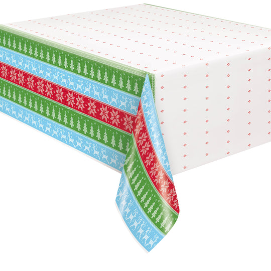 Deck the Halls with Ugly Sweaters Tablecover – Festive Fun in Every Thread!
