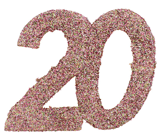 Elegant 20th Birthday Decorations - Stylish Party Sprinkle Supplies