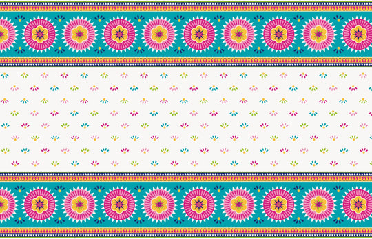 Boho Fiesta Birthday Bash: Easy-Setup Tablecloth - Party Elegance at an Affordable Price