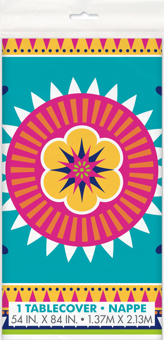 Boho Fiesta Birthday Bash: Easy-Setup Tablecloth - Party Elegance at an Affordable Price
