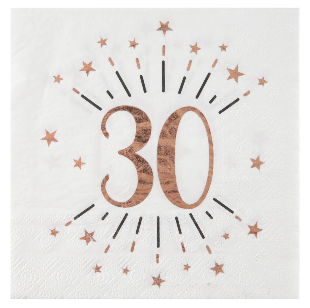 Rose Gold 30th Birthday Bundle - Effortless Party Planning Awaits!