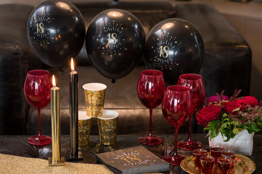 Premium 18th Birthday Gold Latex Balloons - Vibrant, Durable & Eco-Friendly Party Decor