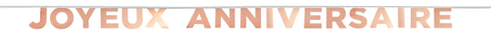 Elegant Pink Birthday Banner - Dazzle Your Party with Trend-Setting Style!